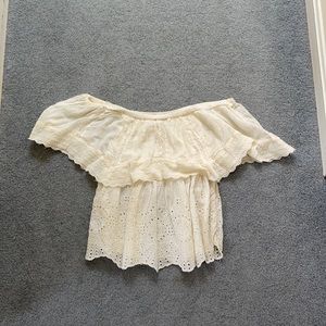 American eagle off the shoulder top